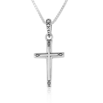 Sterling Silver Trinity Pendant Cross