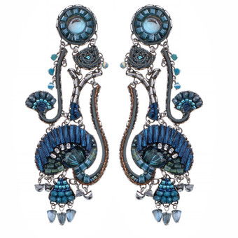 Ayala Bar Deep Frost Ocean Blues Earrings