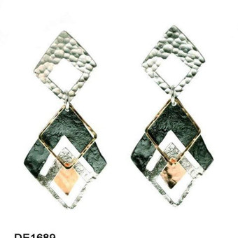 Dganit Hen Inverted rhombuses Earrings