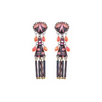 Ayala Bar Rosy Clay Whispered Rose Earrings Ayala Bar Rosy Clay Whispered Rose Earrings