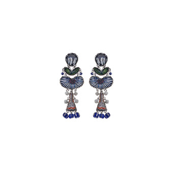 Ayala Bar Blue Domes Luna Spark Earrings
