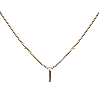 Midnight Lava Black Tourmaline Necklace