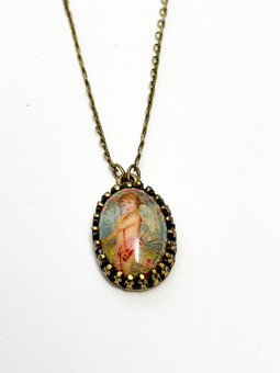 Michal Negrin Guardian Angel Keepsake Necklace