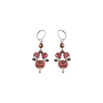 Ayala Bar Mulled Wine Burgundy Season Earrings
