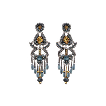 Ayala Bar Moonlight Shimmer Lunar Temple Earrings