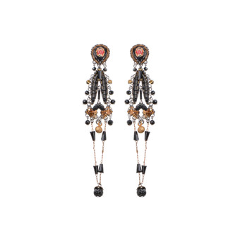 Ayala Bar Obsidian Night Dressed by Midnight Earrings