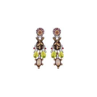 Ayala Bar Vintage Gold Jungle and Gold Earrings