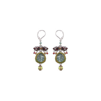 Ayala Bar Vintage Gold Vintage Medallion Earrings