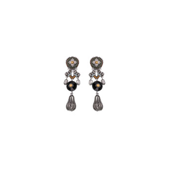 Ayala Bar Night Queen Dark Lotus Earrings
