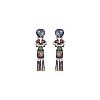 Ayala Bar Mystic Lantern Painted Stone Earrings