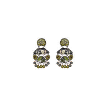 Ayala Bar Forest Reflection Wild Leaf Earrings