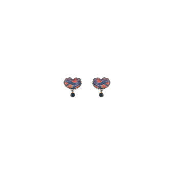 Ayala Bar Amber Bloom Coral Seed Post Earrings