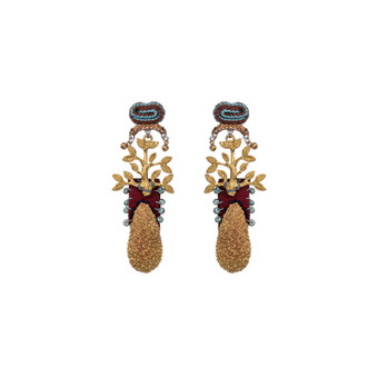 Ayala Bar Prism Golden Branch Earrings