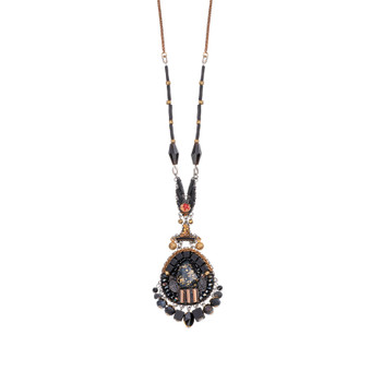 Ayala Bar Obsidian Night Night Mode Necklace