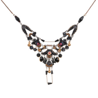 Ayala Bar Obsidian Night After Midnight Necklace