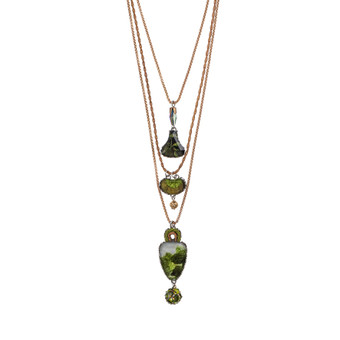 Ayala Bar Forest Reflection Mossy Path Necklace