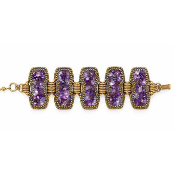 Michal Golan Violet Amethyst Large Bracelet