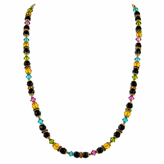 Michal Golan Midnight Garden Beaded Necklace