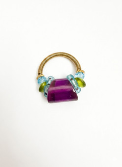Orna Lalo Purple Deco Ring