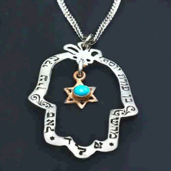 Hamsa Pendant From Evil Eye Jewelry Collection