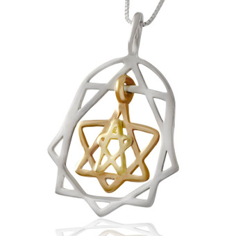 Haari Kabbalah Jewelry Hamsa Pendant