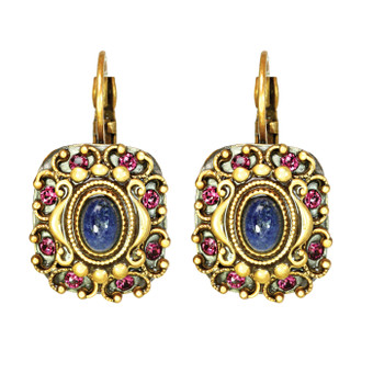 Michal Golan Earrings - Florence Retangle Euro Wire