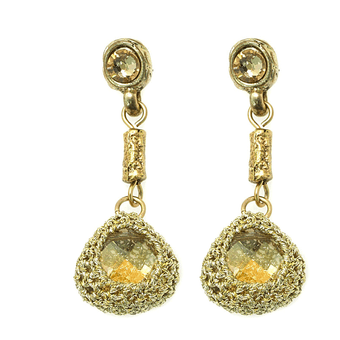 Anat Collection Earrings - Crystal Pendant