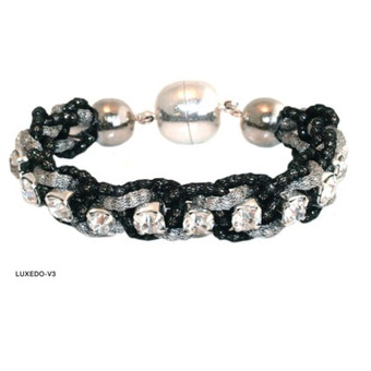 Anat Jewelry Bracelet - Black And Silver