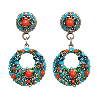 Michal Golan Jewelry Coral Sea Dangle Earrings