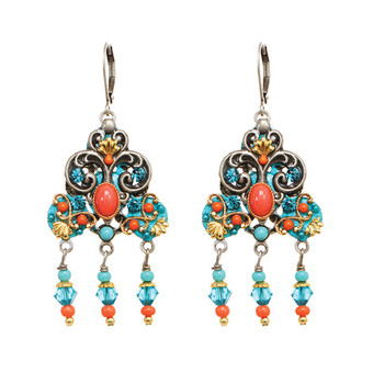 Lovely Coral Sea Earrings From Michal Golan Jewelry