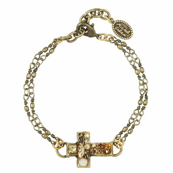 Michal Golan Jewelry Cross Bracelet