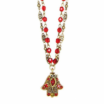 Small Red Hamsa By Golan Jewelry
