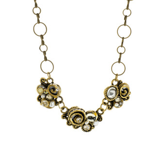 Michal Golan Three Piece Swirl Necklace