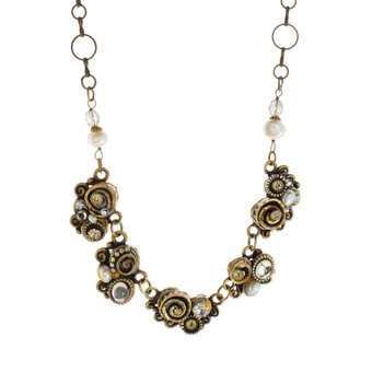 Michal Golan Necklace Five Piece Swirl