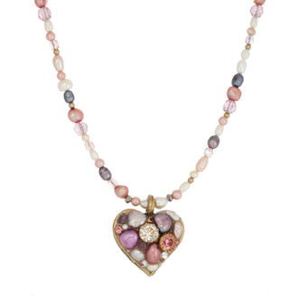 Michal Golan Heart Pendant Necklace