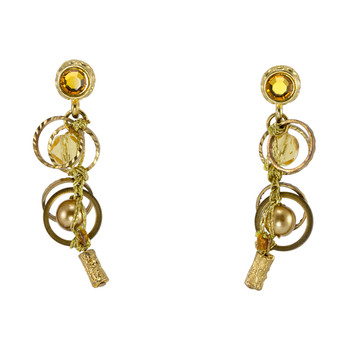 Anat Jewelry Golden Brillance Earrings
