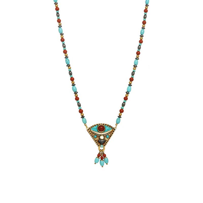 Michal Golan Gold Necklace Southwest