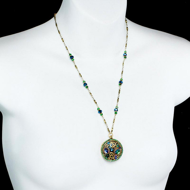 Emerald necklace from Michal Golan Jewelry - second image