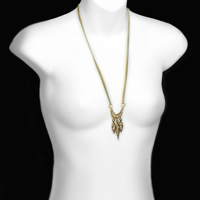 Michal Golan Jewellery Icicle Gold Necklaces - second image