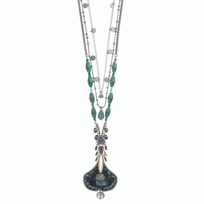 Ayala Bar Long and Layered Turquoise Mist Necklace