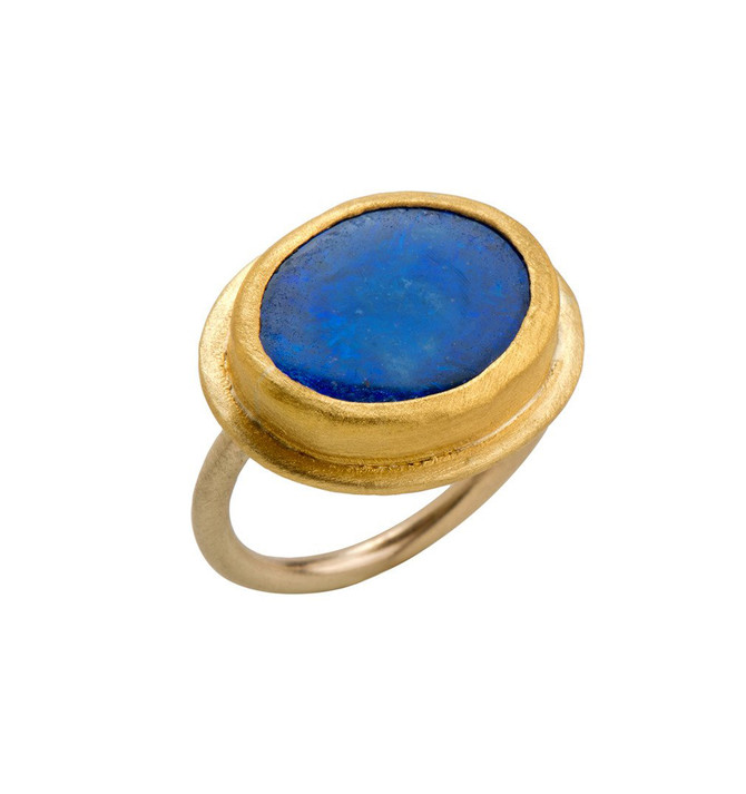 Mighty Opal Gold Ring by Nava Zahavi - New Arrival