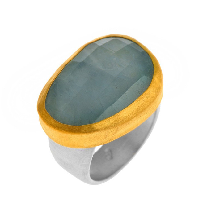 Miamor Aquamarine Ring by Nava Zahavi - New Arrival