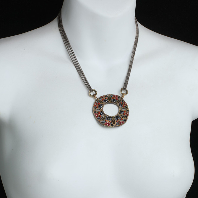 Michal Golan Canyon Open Circle Necklace