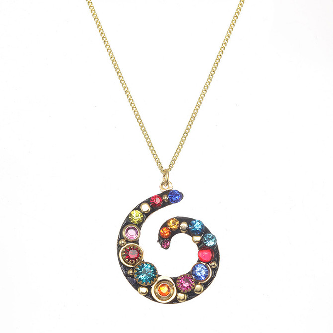 Michal Golan Cosmic Swirl Necklace