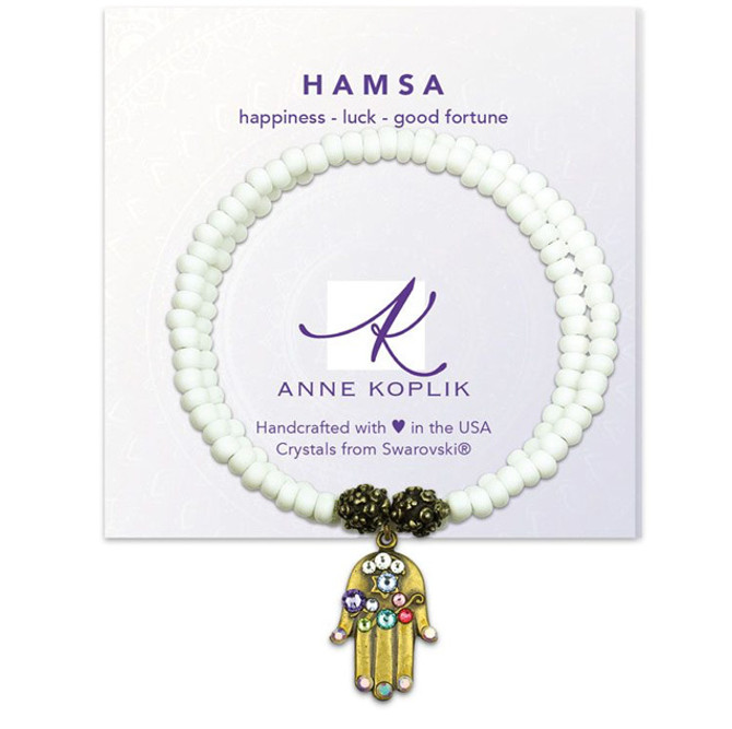 Anne Koplik Hamsa Fortune Wrap Bracelet