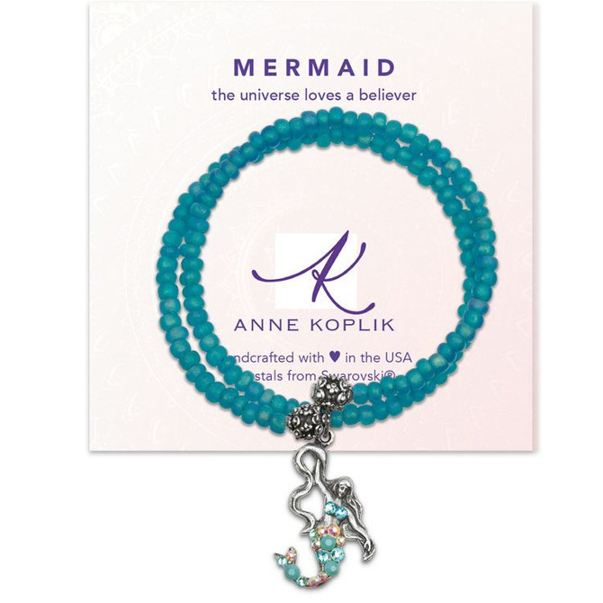 Anne Koplik Mermaid Believer Wrap Bracelet