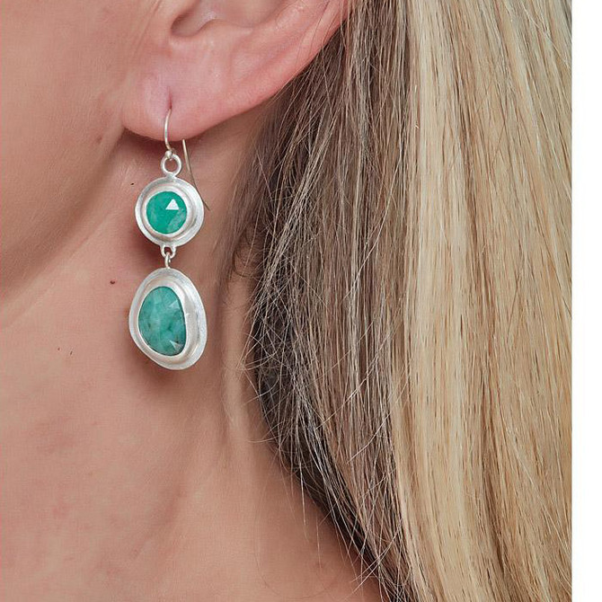 Nava Zahavi Silver Origins Earrings