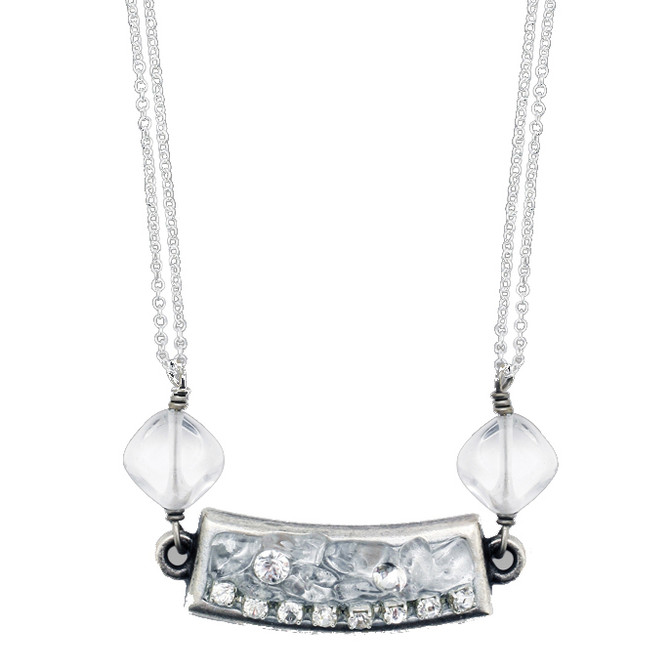 Michal Golan Icy Dreams Bar Necklace 