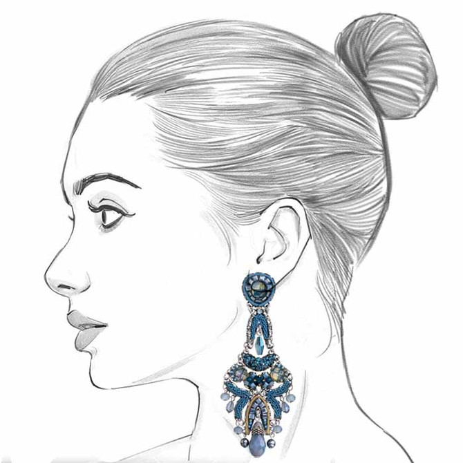 Ayala Bar Magic Potion Rocky Waters Earrings