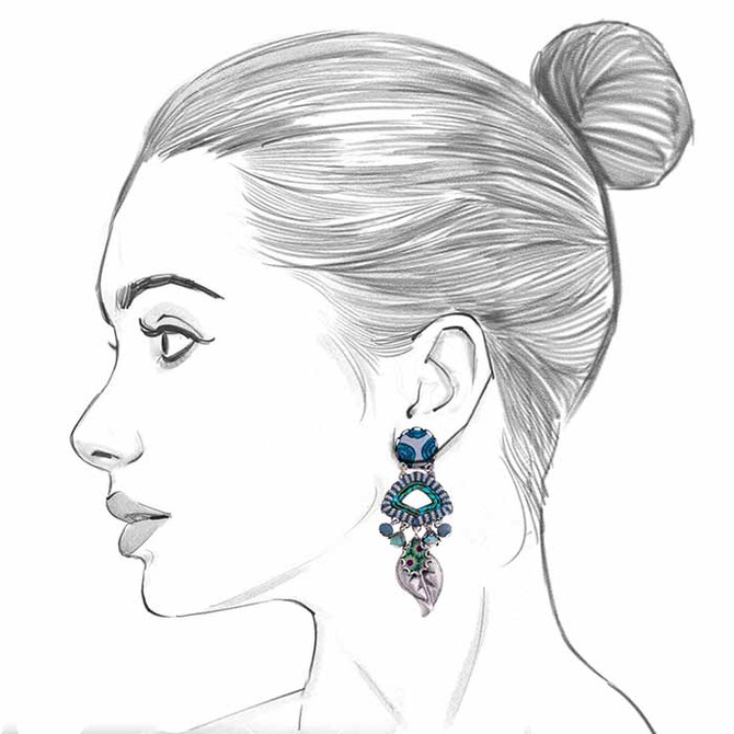 Ayala Bar Fifth Dimension Paloma Earrings